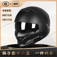 3C Certified Helmet Retro Scorpion Combination Riding Motorcycle Four Seasons Winter Warm Combinatio