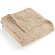  100% Cotton Blanket Pure Cotton Nap Blanket Summer Office Air Conditioner Blanket Couch Towel Fabr
