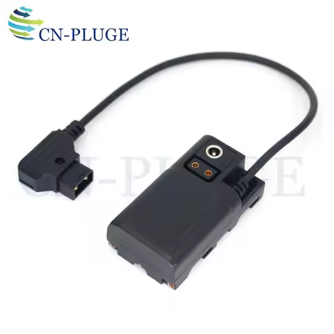 Monitor Power Cord. DTAP to NP-F550/NP-F570/970 Power Coupler DC 4.8V 4A Analog Battery+PTAP+DC5.5X2
