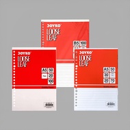 A5 - JOYKO LOOSE LEAF LINED FILE BINDER PAPER REFILL A 5 STRIPED PAPER WITH 20 HOLES