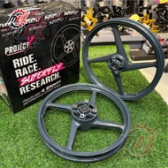 SuperFly PROJECT-X 4 Sport Rim 4 Batang Yamaha Y125Z / LC135 5S / LC135-Fi (Nardo Grey)
