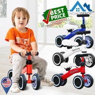Baby Mini Glider Walker Bike Children's Balance Bicycle Bike Push 4 Wheel No Pedal Scooter Balance B