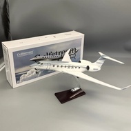 1:50 Gulfstream G650 Jet Airways with Landing Gear Replica Collectible Plane Display Resin Toys