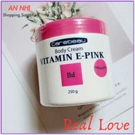 Vitamin E Massage Cream - Pink Carebeau Thai Helps To Nourish Natural Pink White Skin