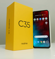 Realme C35 Original Cellphone 16GB+512GB 6.7inch Mobile Phone Full Screen Android Smartphone