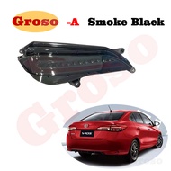 2019-2021 For Toyota Vios For Toyota Yaris LED Rear Bumper Light DRL Light For Vios Yaris 2019-2021 Smoke Black Red