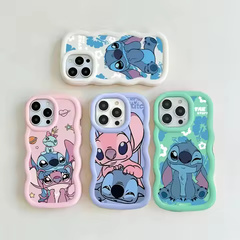 Lovely Stitch Angel Cover For OPPO A6 Pro A6X A60 Reno 15F 14F 13F 12 11 10 Pro 12F 11F 8T A5 Pro A7