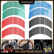 16Pcs Car Motorcycle Bicycle Wheel Rim Reflective Sticker Tape Strip Decal Decor