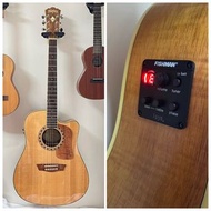 結他/ Guitar / 吉他/ 結他/ 電木 / bass 胡桃木 電木 單面 Washburn WCSD52SCE  (新弦線，已setup)