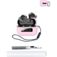 Case for TOZO NC3 Earbuds,Soft Protective,BOVUGAC Silicone Case Cover for TOZO NC3 Earbuds with Keyc