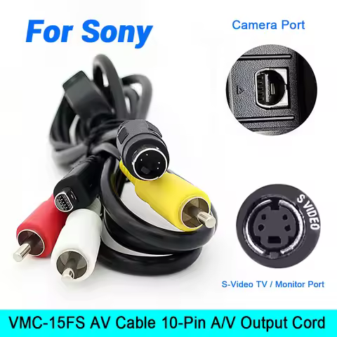 vmc-30fs for Sony DCR Handycam Camcorder Digital Camera VMC-15FS A/V Cable 10-Pin DVI DV Connector t