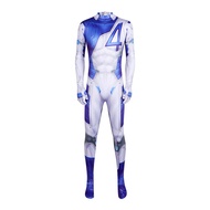 Marvel Clash Mr. Miracle Cosplay Costume Fantastic Four Jumpsuit Bodysuit Full Set Men's Cosplay Per