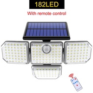 20w Solar Light 122/333led IP65 Waterproof Outdoor Indoor Solar Garden Lamp With Adjustable Head Wid