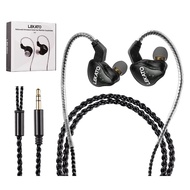 LEKATO H5 Headphones In Ear Monitors Hybrid Hifi IEM Earphones for Musicians Singers