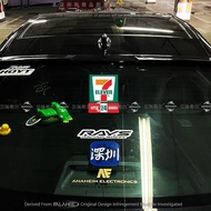 Reflective Car Sticker 711 Convenience Store Supermarket Brand Logo Helmet Body Glass Decoration Lug