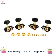 【WVH】-2R2L Vintage Open Gear Ukulele 4 String Guitar Tuning Pegs Keys Tuners Guitar Accessory