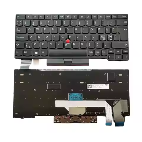 Nodic NE Layout Black For Thinkpad X280 X390 L13 New Laptop Keyboard SG-91530-79A 01YP119 SN8383 TDH