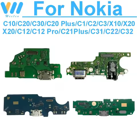 USB Charging Board For Nokia C30 C10 C20 C3 C2 C1 C32 C22 C12 X10 X20 Durable Repair Component Quick