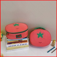 B4 2026 Cute Tomato Handbag Daily Use Travel Portable Student Cosmetic Storage Bag 4B