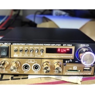 Fleco BT-199A Wireless Power Amplifier Bluetooth AC DC Radio Amplifier