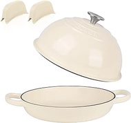 CUKOR 7QT Dutch Oven Pot With Lid, Enameled Cast Iron Dutch Oven For Bread Baking, Non-Stick Bread P