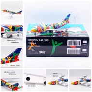 SQ Wings L2022 South African Airlines Boeing B747-300 ZS-SAJ Alloy Aircraft Model 1/200