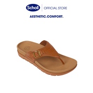 Scholl รองเท้าสกอลล์-เอลล่า Ella รองเท้าแตะแบบสวมผู้หญิง เทคโนโลยี Bioprint รองรับทุกสรีระเท้าและรูป