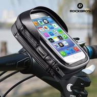 Rockbros B31 Bike Handlebar Phone Bag 6" Waterproof - Mtb Folding Bike