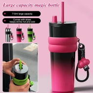 Large Capacity Tumbler with Straw 316 Stainless Steel Thermos Cup Portable Outdoor Coffee Tumbler Ke