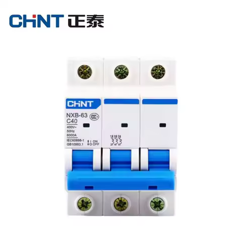 CHINT Kunlun NXB-63 Circuit Breaker 3P Air Switch C Type 10A16A20A32A63A Home Protection DZ47 Upgrad