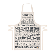 圍裙 蘇格蘭晚餐 (碳黑色) Aprons - Scottish Dinner (Charcoal)【Victoria Eggs英國蛋】 (新品)