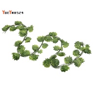 12 Pcs 7.5Ft Artificial Maple Leaves Hanging Vines, Fake Ivy Garland Hanging Plants for Garden Weddi