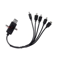 3.7V Charging Cable Drone Battery Charger with Micro USB Adapter 5in1 For 3.7V Mini Drones Fits Many
