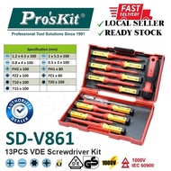 Pro'skit SD-V861 13PCS VDE Screwdriver Kit