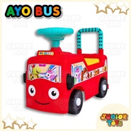 Mobil Mobilan Anak Bisa Dinaiki Bus Telolet Tayo Bunyi Musik Nyala Lampu Ride On Toys