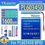 For Bpid PL603450 Battery Premium Replacement 1600Mah Stable