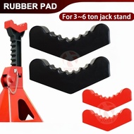 2pcs For 3 TON & 6 TON Jack Stand Rubber Pad Adapters Stands Mat Frame Rail Car Lifting Universal