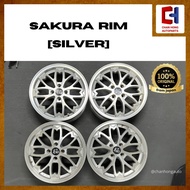 SAKURA Rim 16 Inch [Silver][Original from Japan 🇯🇵][Used]