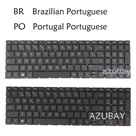 BR Brazilian Portuguese Keyboard For HP 250 G7, 255 G7, 256 G7, 258 G7,250 G8, 255 G8, 256 G8, 250 G