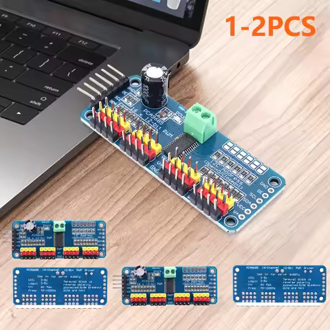 PCA9685 Robot Controller IIC Interface 16 Channel 12-Bit PWM Servo Motor Driver Board Controller for