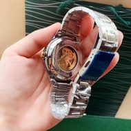 ♞,♘fossil Watch Waterproof Quartz  Automatic watches for men Wristwatch Stainless steel watch Silve