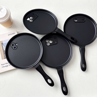 ✨casing iphone iphone 15 pro max casing design frying pan funny shockproof casing iphone 17 16 15 14