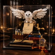 Lego Transparent Acrylic Display Box For lego 76391 Hedwig Harry Potter Hogwarts Popmart Figurine La