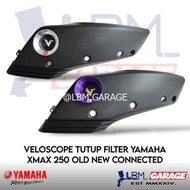 Veloscope Filter Cover Yamaha Xmax 250 Old New Connected Original Xmax Air Filter Cover Xmax Velosco