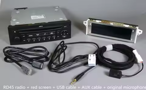 Original RD45 Car Radio USB AUX Bluetooth for Peugeot 207 206 307 for Citroen C3 C4 C5 CD Player Upg