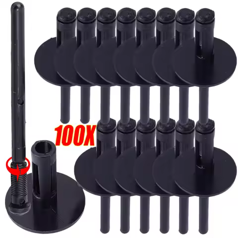 Nylon Car Mudguard Wheel Arch Bumper Pop Blind Rivets Fixing Snap Clips for Ford Chrysler BMW X1 E84