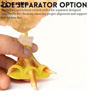 WONDER 4pcs Chicken Leg Splint, Adjustable Reusable Duck Leg Splint, Professional Durablel Ightweigh