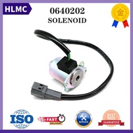 0640202 Solenoid Valve Excavator Solenoids Compatible with Hitachi EX60-5 EX80-5 EX120-5 EX200-2 EX2