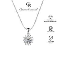 Dây chuyền kim cương Moissanite 05 Carat Caterina Diamond Sunflower DN022WH