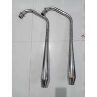 BULLET PIPE Muffler  FOR TMX 125/155 Stainless